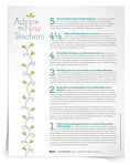 <em>Advice to New Teachers</em> Tip Sheet