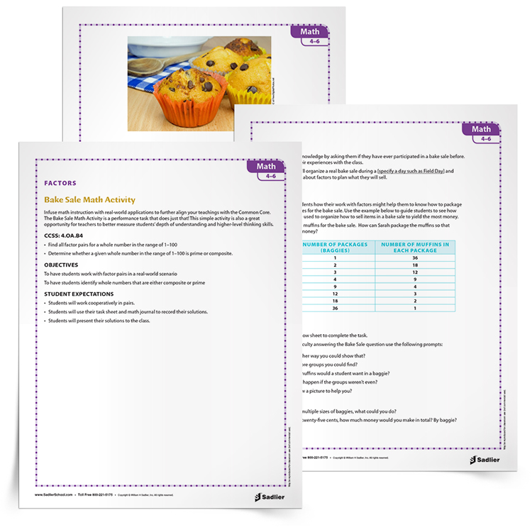 Mathematics | Math Activity | Sadlier