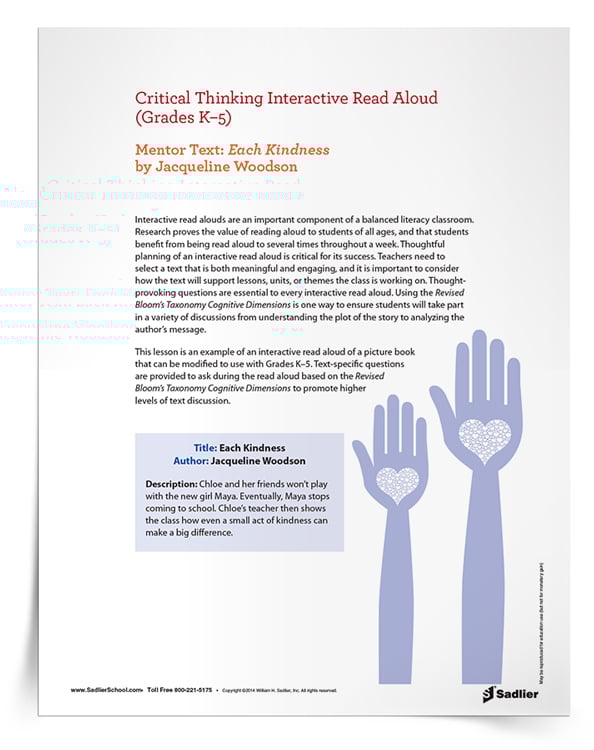 Critical-Thinking-Interactive-Read-Aloud-Each-Kindness