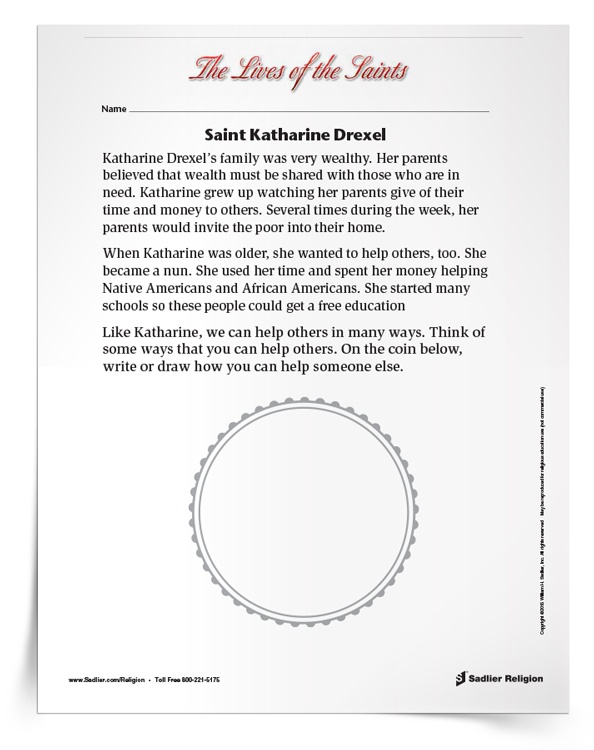 Saint-Katharine-Drexel-Activity