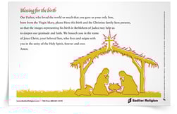 Blessing for the Birth Prayer Card Blessing for the Birth Prayer Card