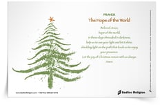 The Hope of the World Prayer Card The Hope of the World Prayer Card