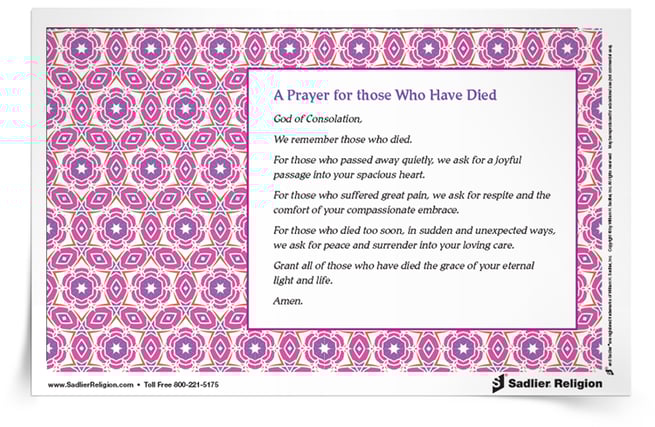 Prayer for Those Who Have Died | Sadlier Religion