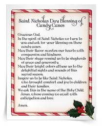 Saint Nicholas Day Blessing of Candy Canes | Sadlier Religion