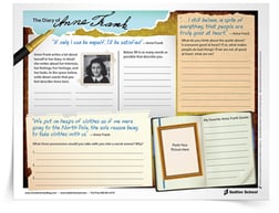 The Diary Of Anne Frank Worksheet 4 8 Sadlier School The Diary Of Anne Frank Worksheet Grades 4 8