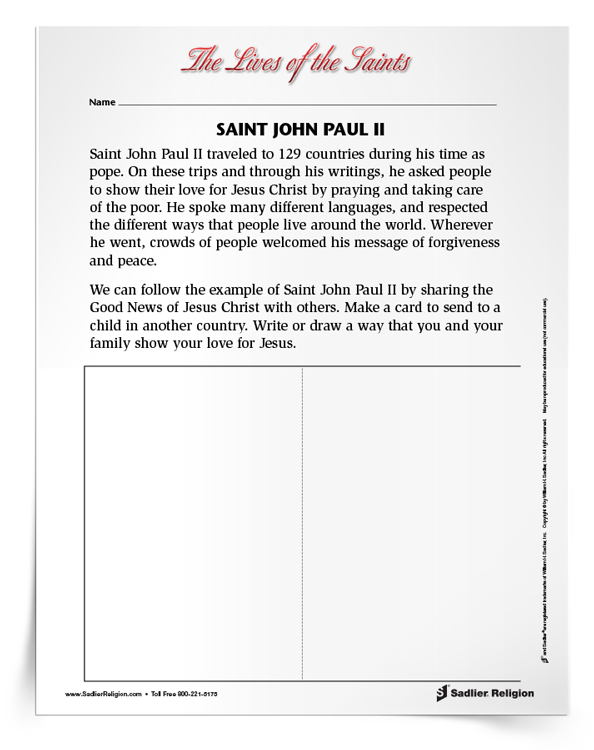 Saint-John-Paul-II-Activity