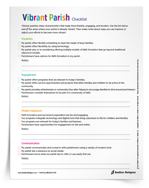 Vibrant-Parish-Checklist