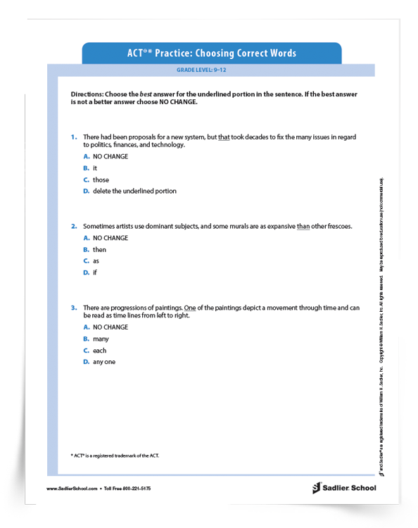 ACT-Grammar-Practice-Worksheet-Choosing-Correct-Words-Download