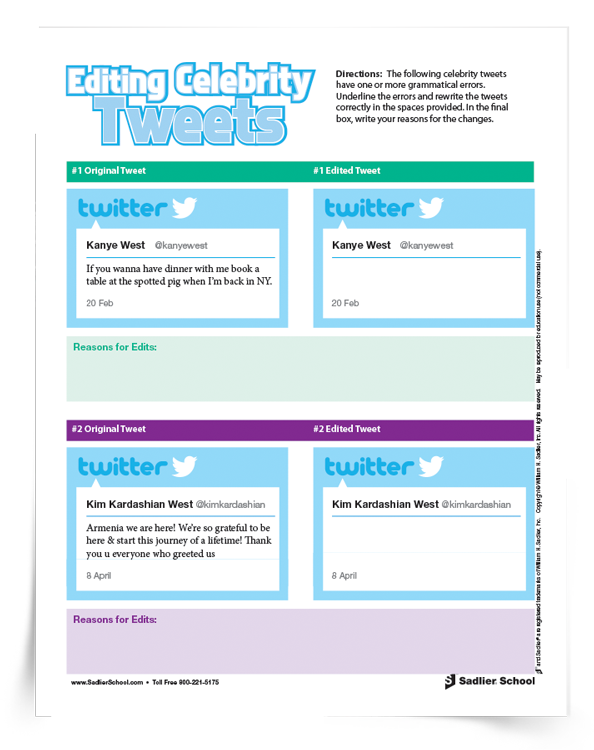 Editing-Celebrity-Tweets-Activity-Download
