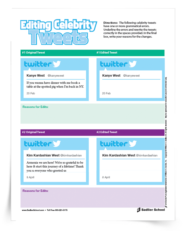 Editing-Celebrity-Tweets-Activity-Download