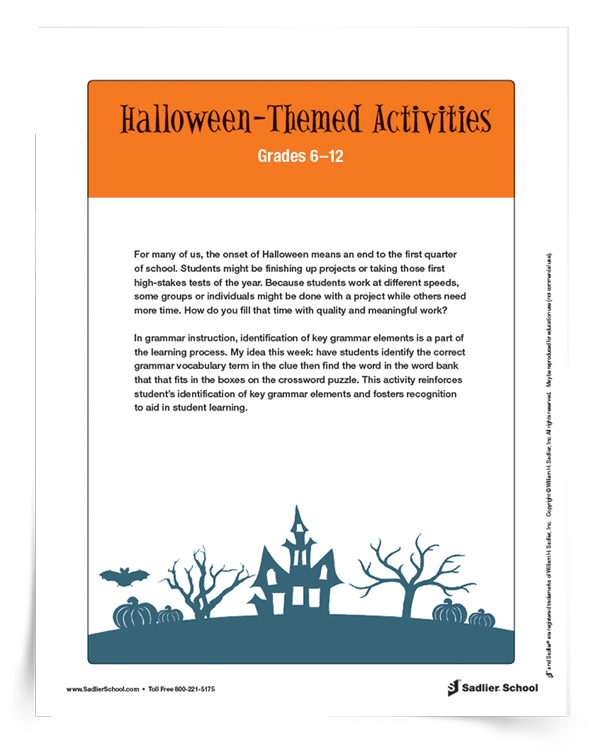 Halloween-Themed-Grammar-Terms-Crossword-Puzzle-Activity-Download