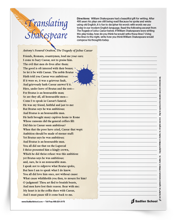 Translating-Shakespeare-Writing-Activities-Download