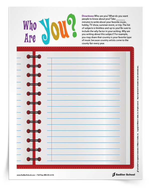 Who-Are-You-Writing-Activity-Download