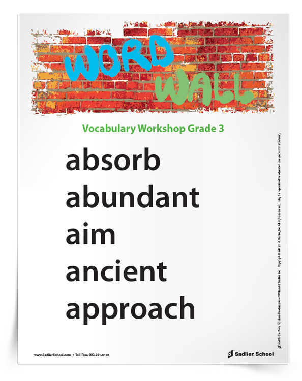 Vocabulary-Workshop-Word-Wall-Grade-3-Download
