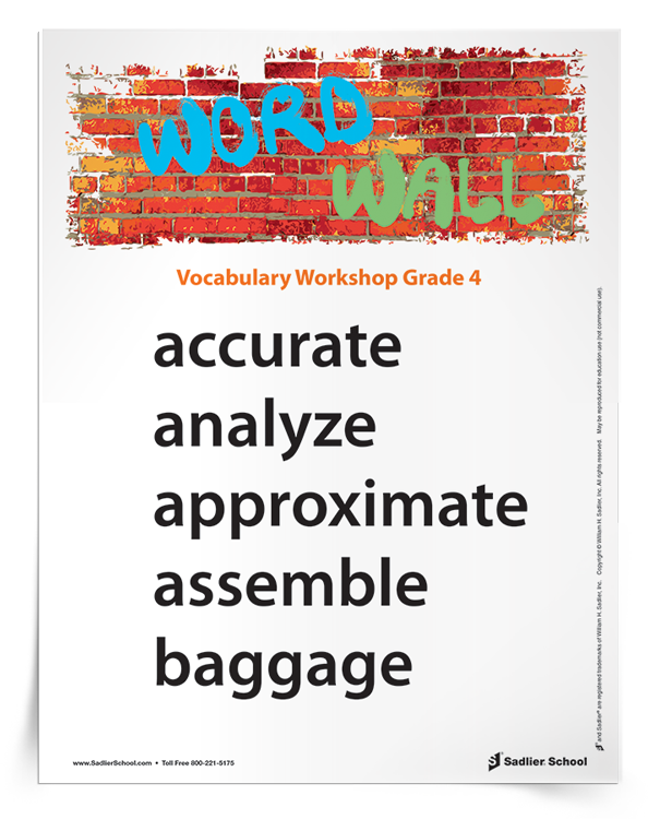 Vocabulary-Workshop-Word-Wall-Grade-4-Download