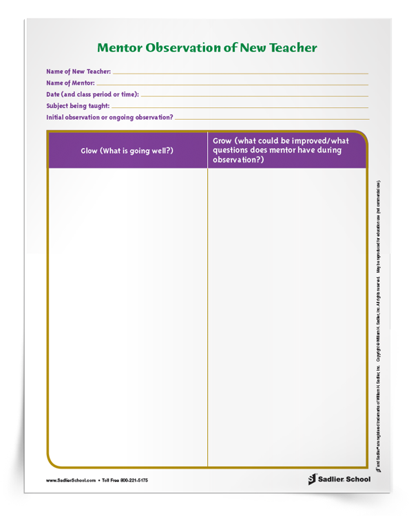 Glow-and-Grow-Mentor-Observation-Form-Download