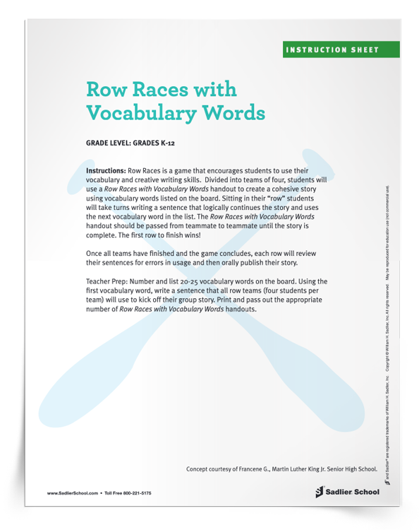 Row-Races-with-Vocabulary-Words-Activity-Download