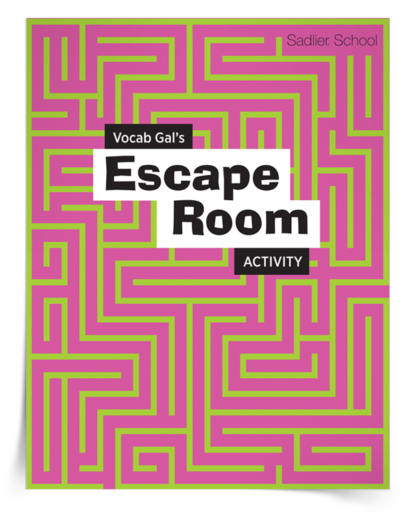 With Vocab Gal's Escape Room Activity you'll get everything you need to set up an Escape Room activity for students to learn literacy skills, such as building their vocabularies in a fun and novel way.