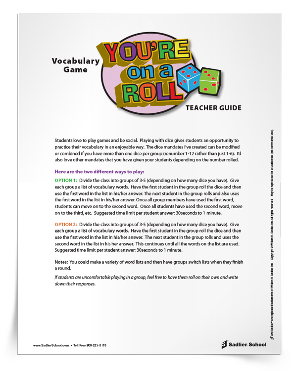 youre-on-a-roll-vocabulary-game-download