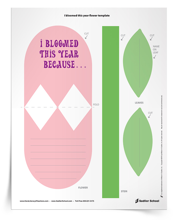 I-Bloomed-This-Year-Writing-Activity