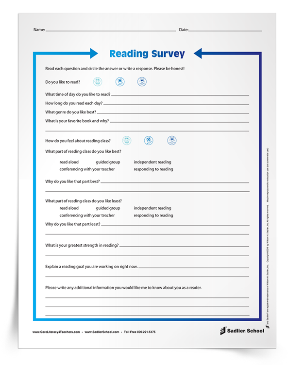 Reading-Survey-for-Students-Worksheet