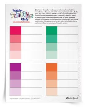 Vocabulary-Paint-Chips-Activity