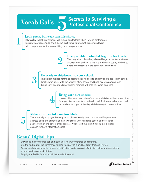 Top-Five-Secrets-to-Making-the-Most-of-a-Professional-Conference-Tip-Sheet