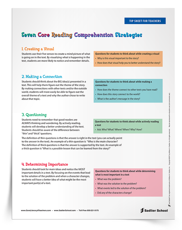 seven-core-reading-comprehension-strategies-tip-sheet-grades-1-5-download