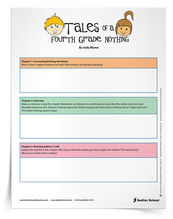 Tales-of-a-Fourth-Grade-Nothing-Comprehension-Questions