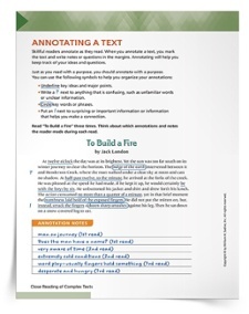 Annotating-a-Text-Practice-Sheet