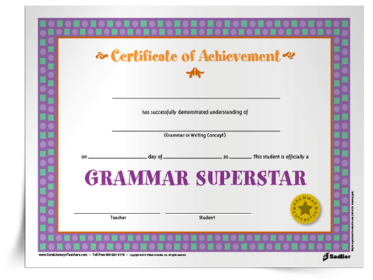 Grammar-Certificate-of-Achievement