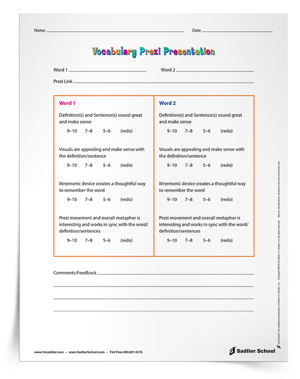 Vocabulary-Prezi-Presentation-Activity